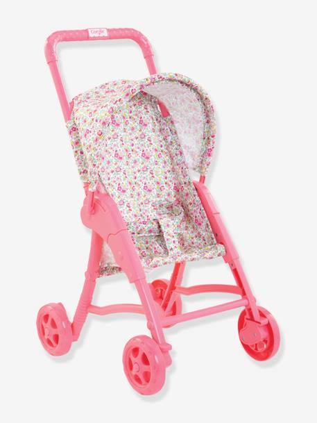 Puppen-Kinderwagen mit Blumen COROLLE - bonbon rosa - 1