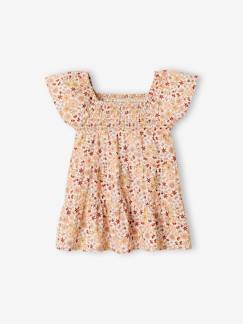 Babymode-Gesmoktes Baby Kleid