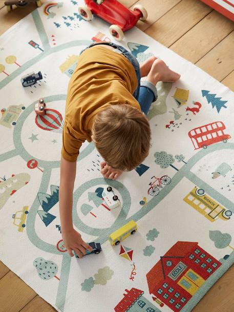 Kinderzimmer Spielteppich JOLIVILLE, Recycling-Baumwolle - wollweiß - 4