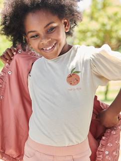 Maedchenkleidung-Mädchen T-Shirt mit kurzen Ballonärmeln