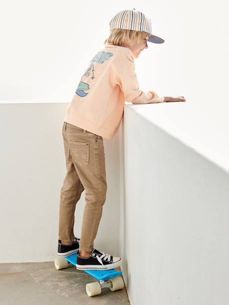 Jungen Slim-Fit-Hose, Hüftweite REGULAR - beige+dunkelblau+graugrün+hellblau+khaki+schokolade - 1
