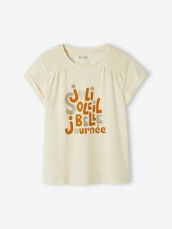 Mädchen T-Shirt, Glanz-Schriftzug -  - [numero-image]
