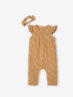 Babymode-Baby-Sets-Mädchen Baby-Set: Overall & Haarband