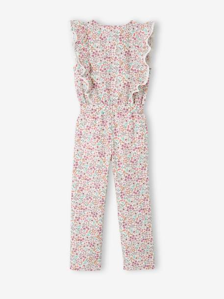 Mädchen Jumpsuit mit Volants Oeko-Tex - wollweiß - 5