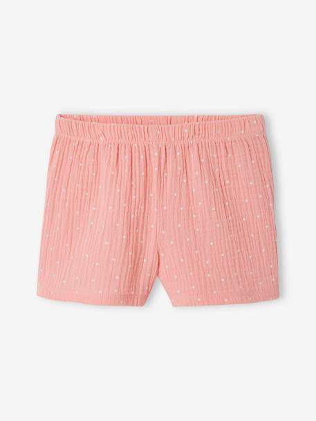 Kurzer Mädchen Schlafanzug, Flamingo - rosa - 8