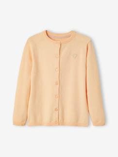 Maedchenkleidung-Pullover, Strickjacken & Sweatshirts-Mädchen Strickjacke  BASIC, personalisierbar Oeko-Tex