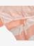 Baby Sonnenhut mit Nackenschutz LÄSSIG - rosa nude+weiß gestreift - 4