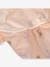 Baby Sonnenhut mit Nackenschutz LÄSSIG - rosa nude+weiß gestreift - 2