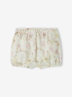 -Festliche Baby Shorts aus Musselin