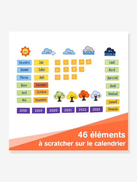 Kinder Lernkalender mit Wochenkalender LUDI - orange - 3