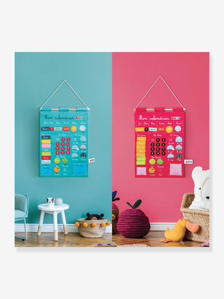 Kinder Lernkalender LUDI - blau+rosa - 5