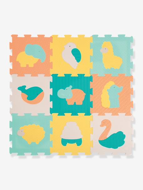 Baby Schaumstoff-Puzzlematte mit Tieren LUDI - mehrfarbig - 2