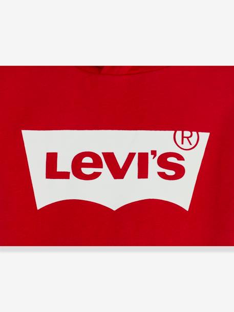Jungen Kapuzensweatshirt BATWING SCREENPRINT Levi's - rot+schwarz - 2