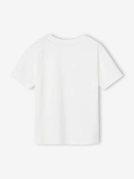 Jungen T-Shirt, Reliefprint - blau+wollweiß - 5