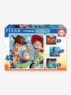 Spielzeug-4er-Set Kinder Puzzles PIXAR EDUCA, 12-25 Teile