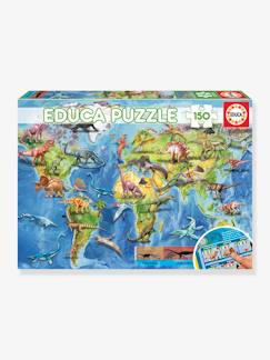 Spielzeug-Lernspielzeug-Kinder Puzzle DINOSAURIER-WELTKARTE EDUCA, 150 Teile