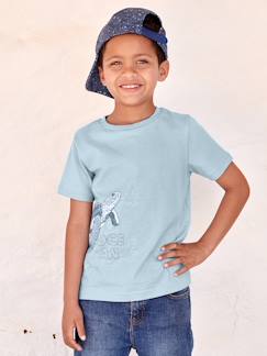 Jungenkleidung-Shirts, Poloshirts & Rollkragenpullover-Jungen T-Shirt aus Bio-Baumwolle, Tier-Print