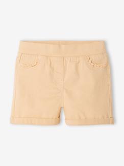 Maedchenkleidung-Mädchen Shorts, Makrameespitze BASIC