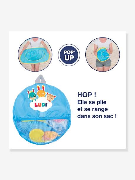 Baby Pop-up-Planschbecken mit Sandspielzeug LUDI - blau - 4