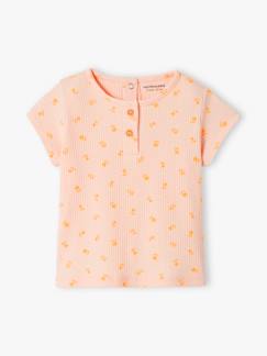 Babymode-Shirts & Rollkragenpullover-Geripptes Baby T-Shirt