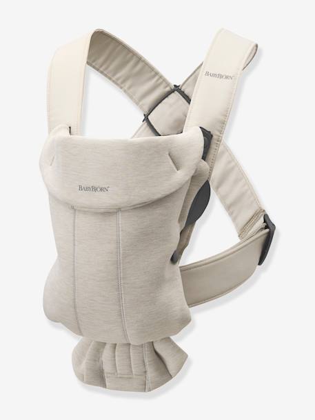 Babytrage für Neugeborene MINI BABYBJÖRN - beige+grau+hellgrau - 1