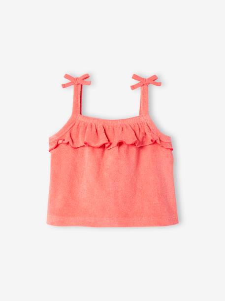 Baby-Set: Trägertop & Shorts - koralle - 2