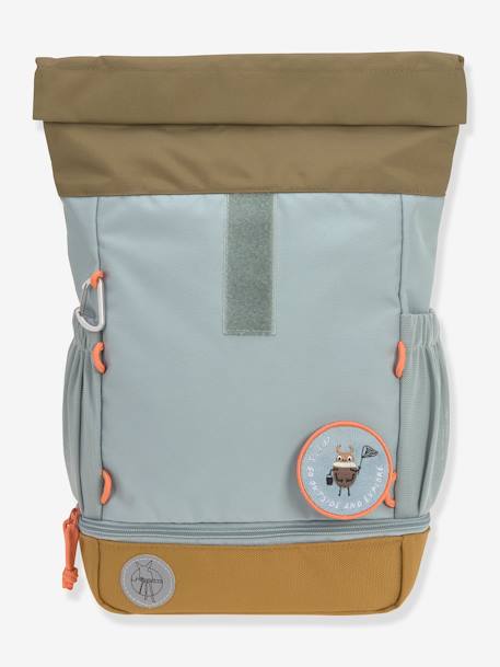 Kinder Rolltop-Rucksack NATURE LÄSSIG - blau+braun+grün - 4