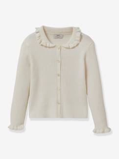 Maedchenkleidung-Pullover, Strickjacken & Sweatshirts-Mädchen Strickjacke CYRILLUS