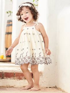 -Mädchen Baby-Set: Kleid, Shorts & Haarband