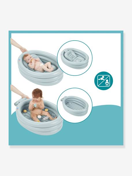 Aufblasbare Baby Reisebadewanne AQUADOTS BABYMOOV - blau - 7