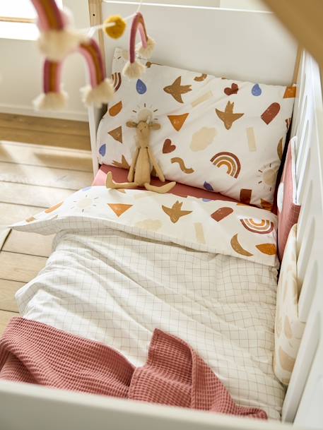 Baby Bettbezug ohne Kissenbezug HAPPY SKY, Bio-Baumwolle - mehrfarbig - 4