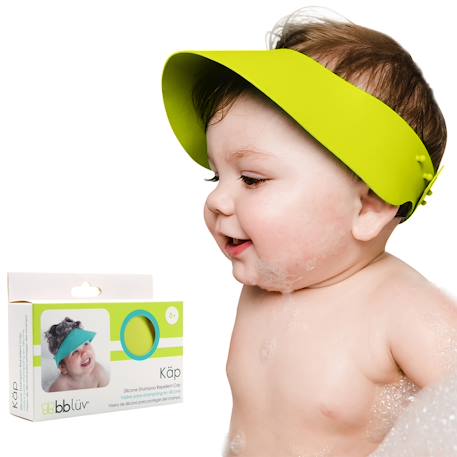 Baby Shampoo-Schutzschild aus Silikon KÄP Bblüv - blau+grün - 3
