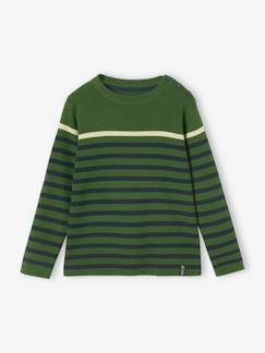 Jungenkleidung-Pullover, Strickjacken, Sweatshirts-Pullover-Jungen Streifenpullover Oeko-Tex
