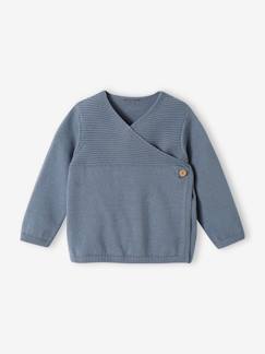 Babymode-Pullover, Strickjacken & Sweatshirts-Strickjacken-Bio-Kollektion: Strickjacke für Neugeborene Oeko-Tex