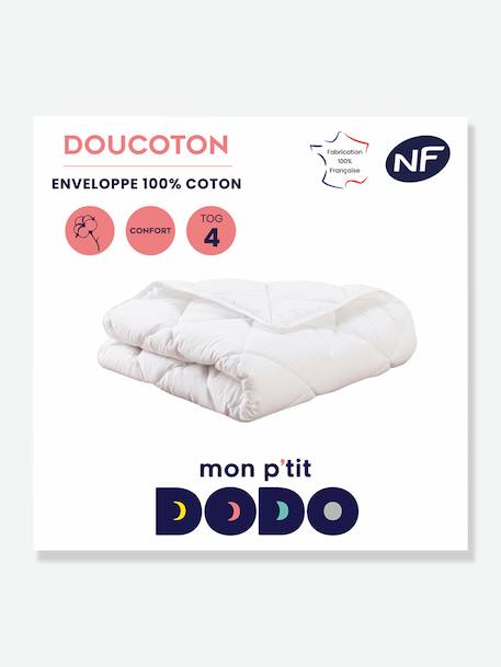 Leichte Kinder Bettdecke DOUCOTON Mon P'tit DODO - weiß - 1