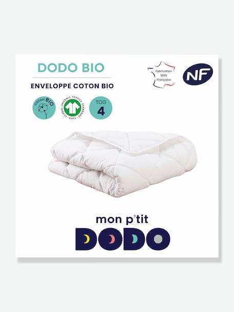 Bio-Kollektion: Leichte Kinder Bettdecke Mon P'tit DODO - weiß - 1