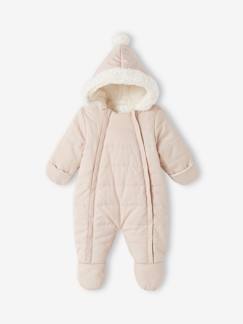 Babymode-Baby Winter-Overall aus Flanell mit Recycling-Polyester