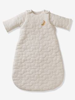 Dekoration & Bettwäsche-Babybettwäsche-Schlafsäcke-Bio-Kollektion: Baby Schlafsack mit abnehmbaren Ärmeln aus Musselin TRAUMNÄCHTE