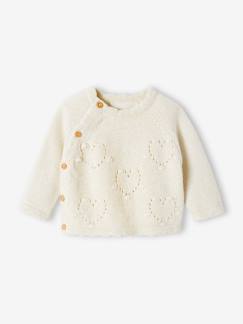 Babymode-Pullover, Strickjacken & Sweatshirts-Pullover-Baby Wickeljacke, Oeko-Tex