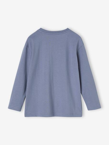 Jungen Shirt mit Recycling-Baumwolle - anthrazit+graublau+pekannuss - 6
