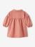 Mädchen Baby Kleid mit Bubikragen - rosa - 3