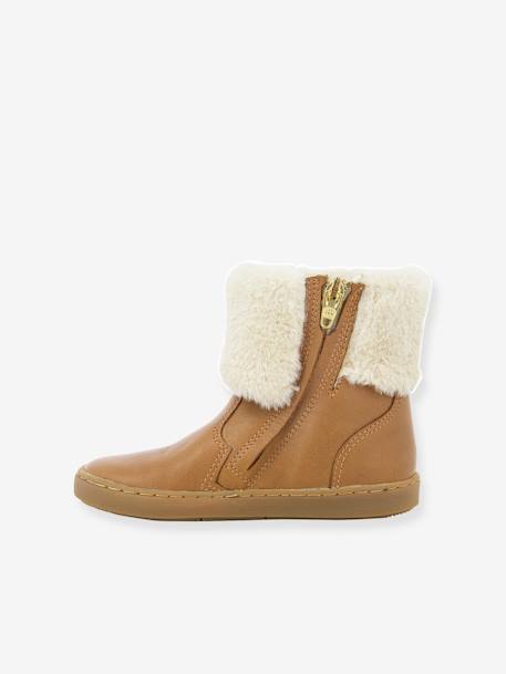 Warme Baby Boots Play Boots Fur SHOO POM - camel - 3