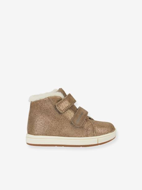 Warme Baby High-Sneakers B Trottola Girl WPF GEOX - grau glanzeffekt - 2