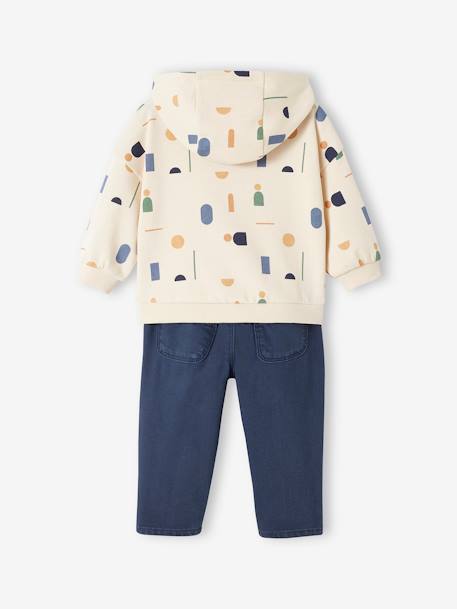 Baby-Set: Sweatshirt & Hose - nachtblau - 5