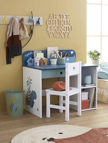 Kinderzimmer Papierkorb - grün+hellblau+khaki - 2