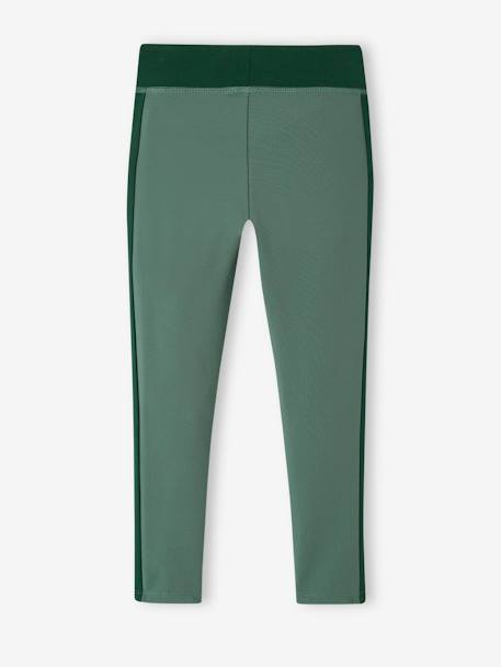 Mädchen Sport-Leggings - grau meliert+grün+koralle+marine+marine - 5