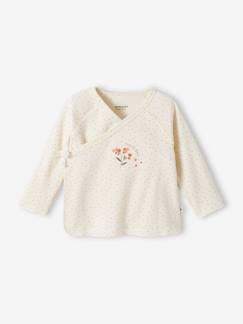 Babymode-Shirts & Rollkragenpullover-Baby Wickeljacke BASIC Oeko-Tex