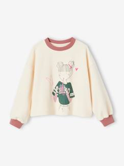Maedchenkleidung-Kurzes Mädchen Sport-Sweatshirt