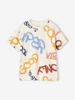 Jungenkleidung-Shirts, Poloshirts & Rollkragenpullover-Shirts-Jungen T-Shirt, Graffiti-Motive