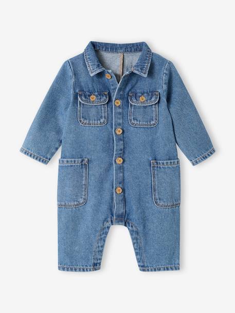 Baby Jeans-Overall - blue stone - 3